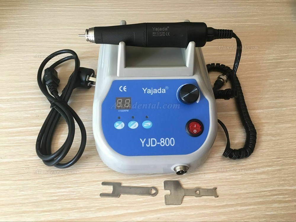 Yajiada® YJD-800 Dental Micromotor Polisher with 50K RPM Brushless Handpiece